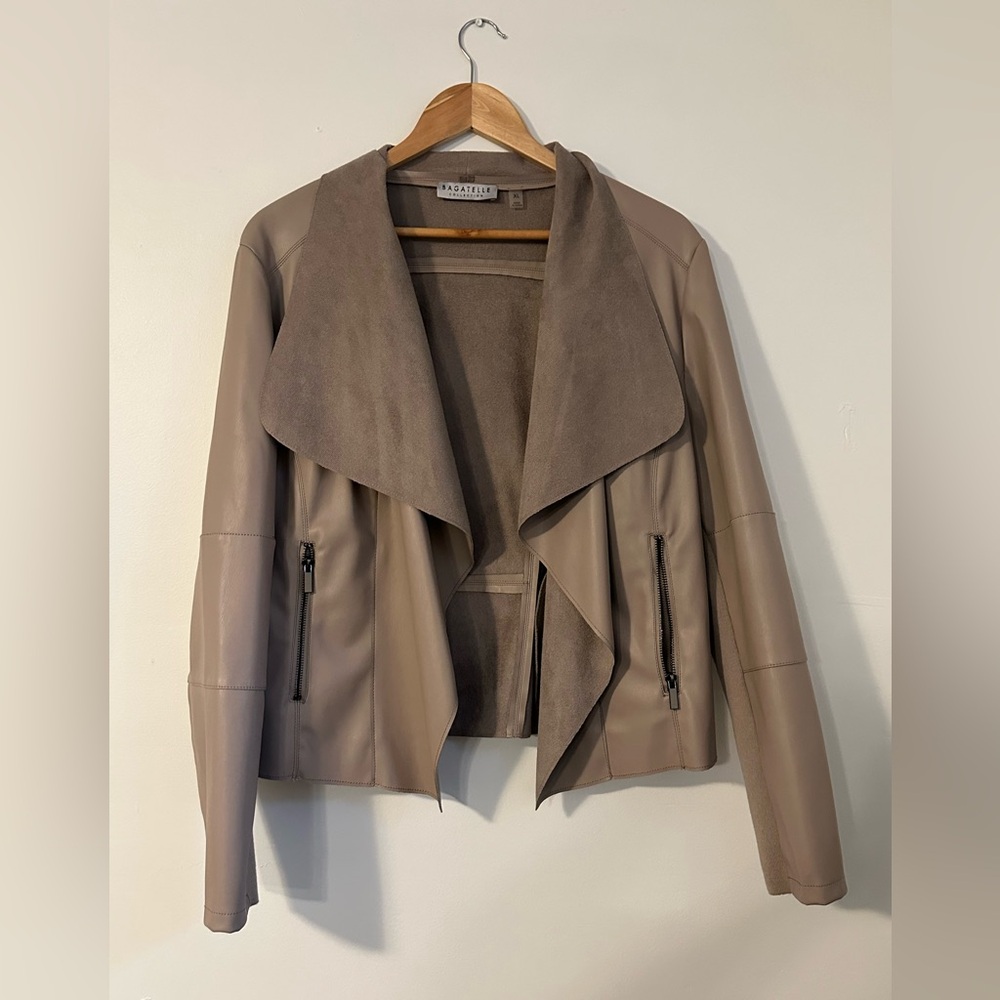 Faux Leather jacket Bagatelle blazer Brand New